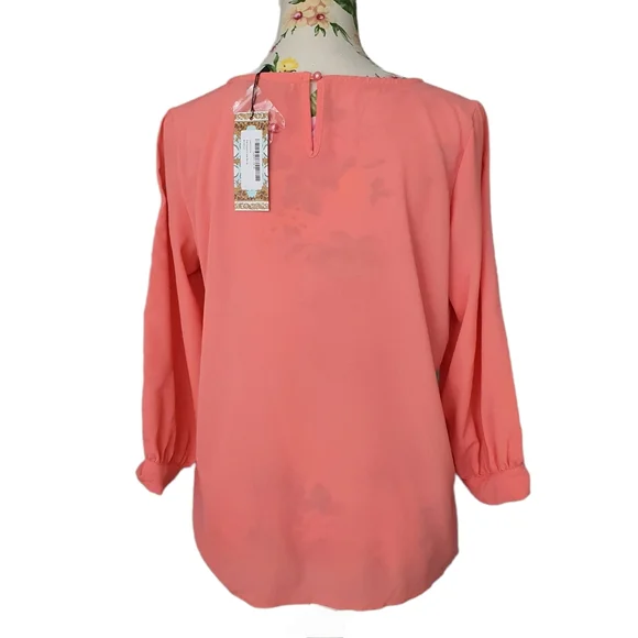 Boohoo Bow Sleeve Woven Blouse Top - Picture 3 of 8